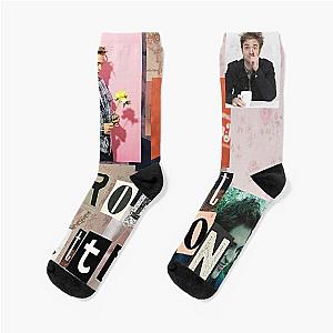 HIGH QUALITY Robert Pattinson photo collage  Socks