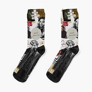 Robert Pattinson Photo Collage high quality Socks