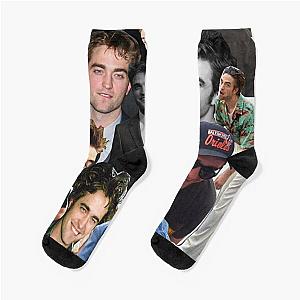 HIGH QUALITY Robert Pattinson photo collage  Socks