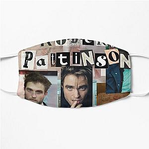 Robert Pattinson Photo Collage high quality Flat Mask