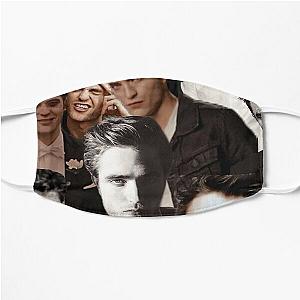 Robert Pattinson Photo Collage high quality Flat Mask