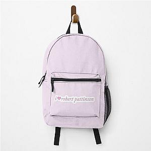 i heart robert pattinson coquette cute pink Backpack