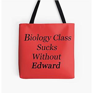 Biology Class Sucks Without Edward All Over Print Tote Bag