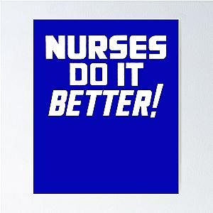 robert plant nurses do it better shirt Poster