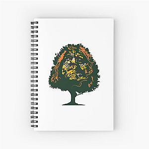 Robert Plant in a tree Spiral Notebook