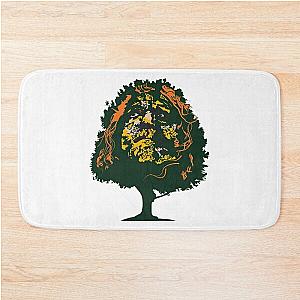 Robert Plant in a tree Bath Mat