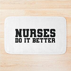 Nurses Do It Better T Shirt -as worn by Robert Plant Jimmy Page Bath Mat