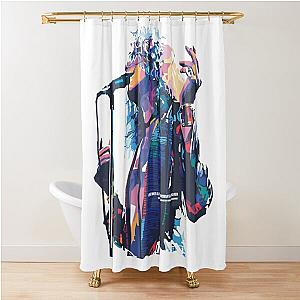 Robert Plant in WPAP style   Shower Curtain