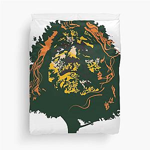 Robert Plant in a tree Duvet Cover