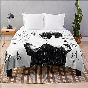 The Cure Robert Smith Stars Throw Blanket