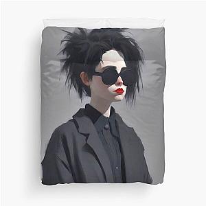 Robert Smith is a girl Duvet Cover