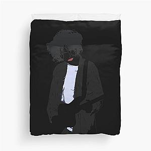 Robert Smith Talks Guitar Duvet Cover