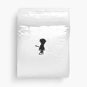 Robert Smith (The Cure) cartoon  Duvet Cover