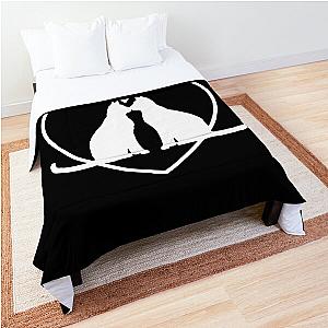 The Cure Love Cats Inspired Robert Smith Ladies Great Gift Cat Comforter