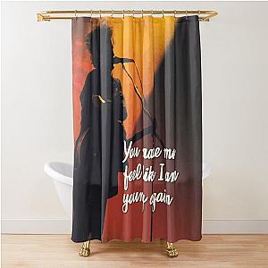 The Cure - Robert Smith silhouette Shower Curtain