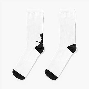 Robert Smith (The Cure) cartoon  Socks