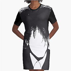 inspired Robert Smith  Graphic T-Shirt Dress