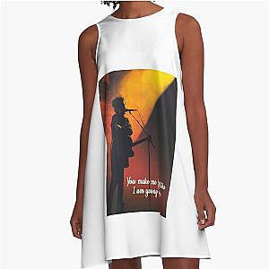 The Cure - Robert Smith silhouette A-Line Dress