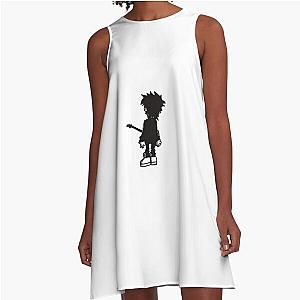 Robert Smith (The Cure) cartoon  A-Line Dress