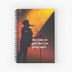 The Cure - Robert Smith silhouette Spiral Notebook