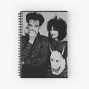 Robert Smith and Siouxsie Sioux Music  Spiral Notebook