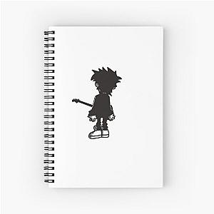 Robert Smith (The Cure) cartoon  Spiral Notebook