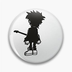 Robert Smith (The Cure) cartoon  Pin