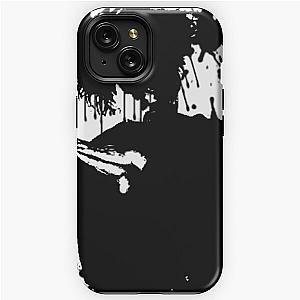 Robert Smith Paint Splatter Silhouette  iPhone Tough Case