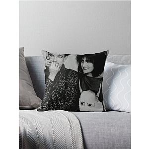 Robert Smith and Siouxsie Sioux Music  Throw Pillow