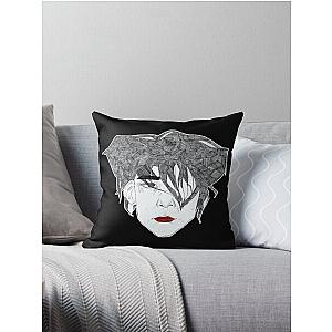 Robert Smith Face Throw Pillow