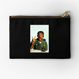Robin Williams Always Hilarious Always Deep Robin Williams Zipper Pouches