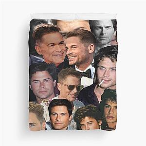 rob lowe 2 photo collage Duvet Cover