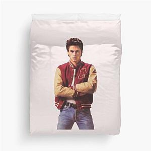 Rob Lowe Letterman Duvet Cover