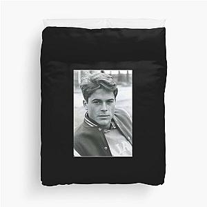 Young Rob Lowe Sticker Duvet Cover