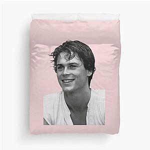 Rob Lowe Wet Hair Duvet Cover