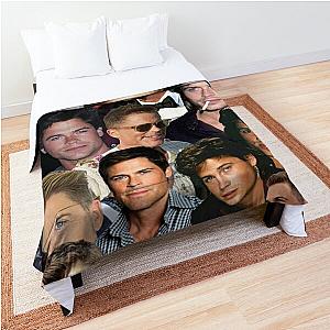 rob lowe 2 photo collage Comforter