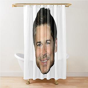 Rob Lowe head Shower Curtain