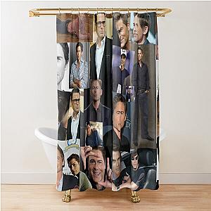 Rob Lowe Actor Aesthetic Collage Shower Curtain