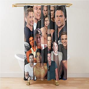 rob lowe photo collage Shower Curtain