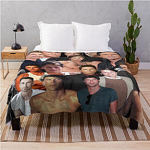 rob lowe photo collage Throw Blanket