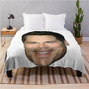 Rob Lowe head Throw Blanket