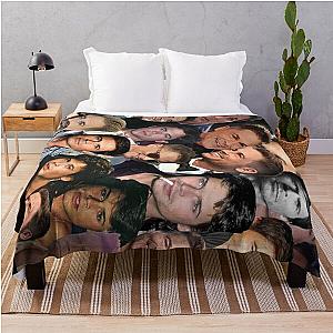 rob lowe photo collage Throw Blanket