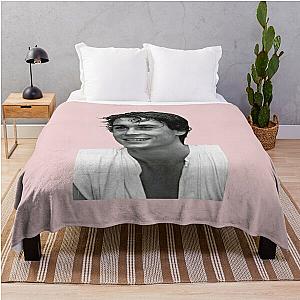 Rob Lowe Wet Hair Throw Blanket