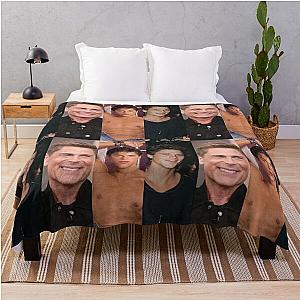 Rob Lowe Collage Throw Blanket