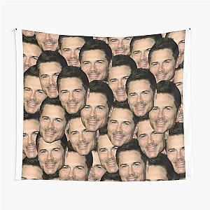 Rob Lowe head design Tapestry