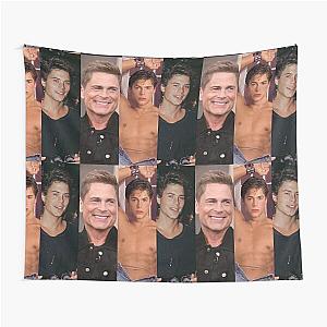 Rob Lowe Collage Tapestry