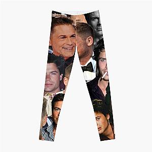 rob lowe 2 photo collage Leggings