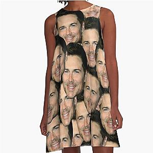 Rob Lowe head design A-Line Dress