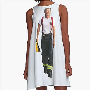 Rob Lowe Firefighter A-Line Dress