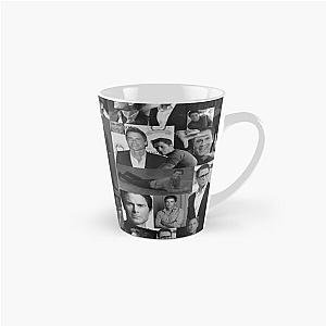 Rob Lowe Actor Black and White Aesthetic Collage Tall Mug